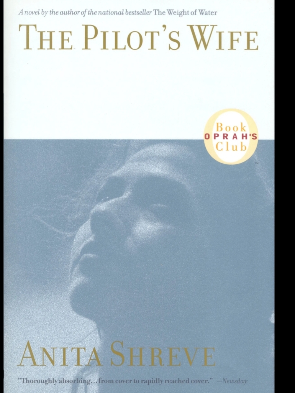 The Pilot's Wife by Anita Shreve - White & Blue Cover